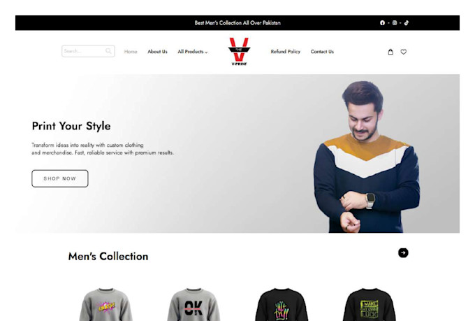 design ecommerce website, woocommerce stores using wordpress